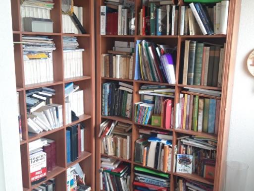 Révéler une entrée : une bibliothèque épurée qui respire la clarté