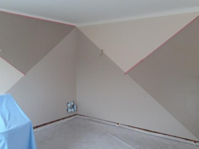 ✨Le mur prend vie : l'évolution du décor du projet à la finition