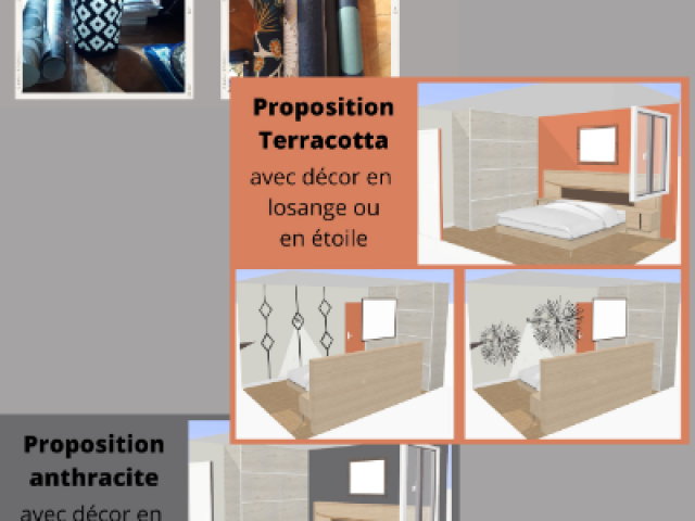 Chambre parentale rénovée : lignes modernes et éclat d'étoiles