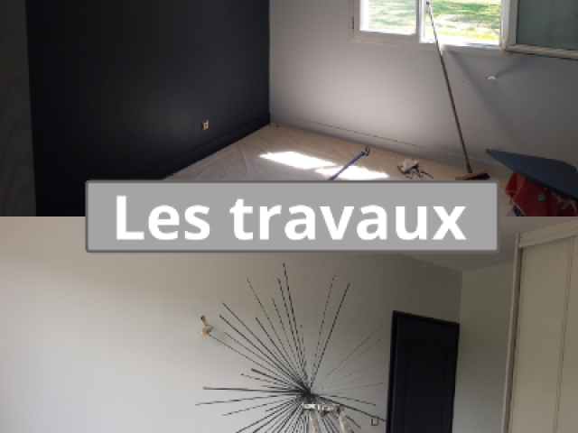 Chambre parentale rénovée : lignes modernes et éclat d'étoiles
